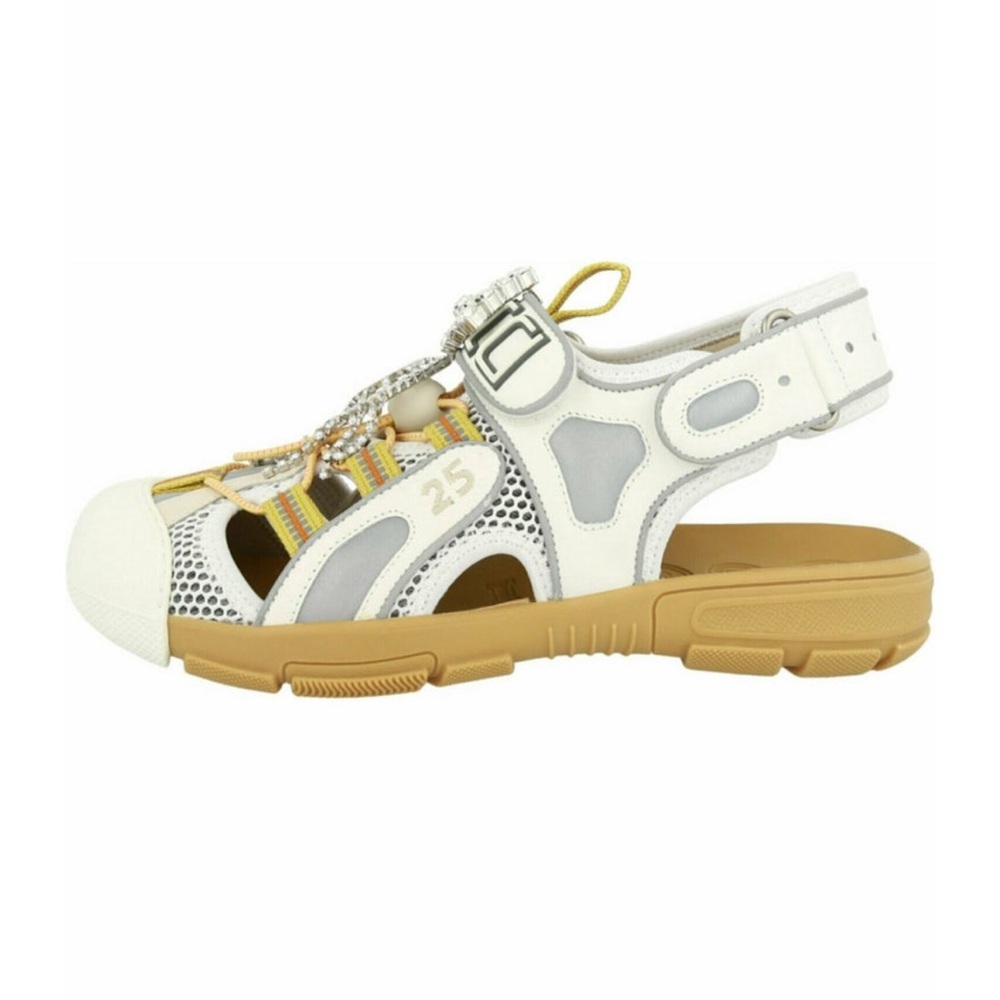 Gucci rubber and leather Sandals - Picture 3 of 4